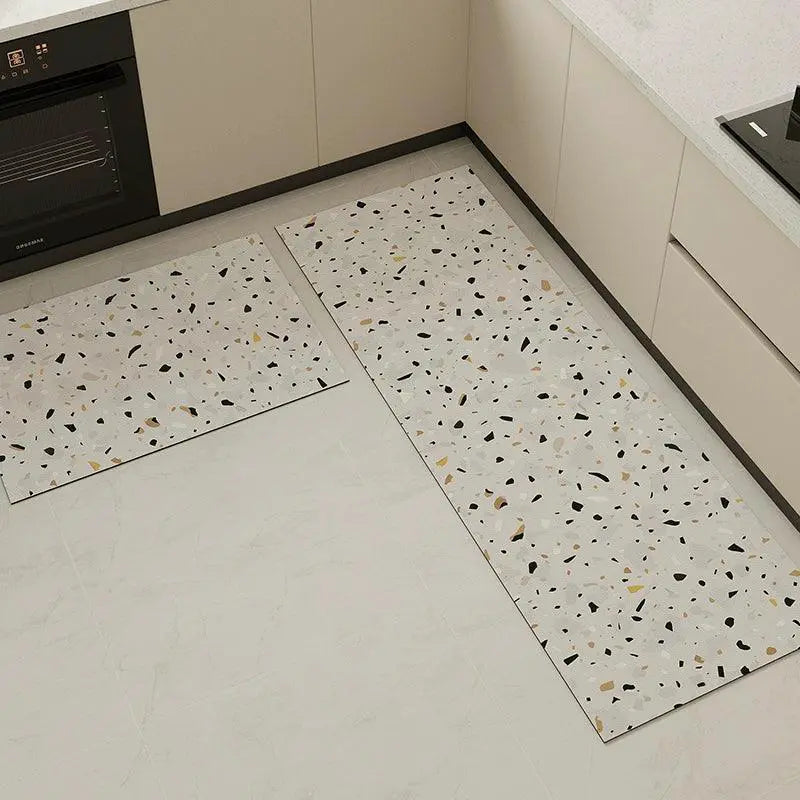 Pu Shang Kitchen Floor Mat Waterproof Oil Proof Carpet