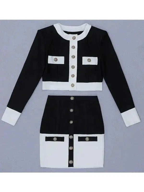 Bandage Long Sleeve Ensemble Elevate Your Style Effortlessly