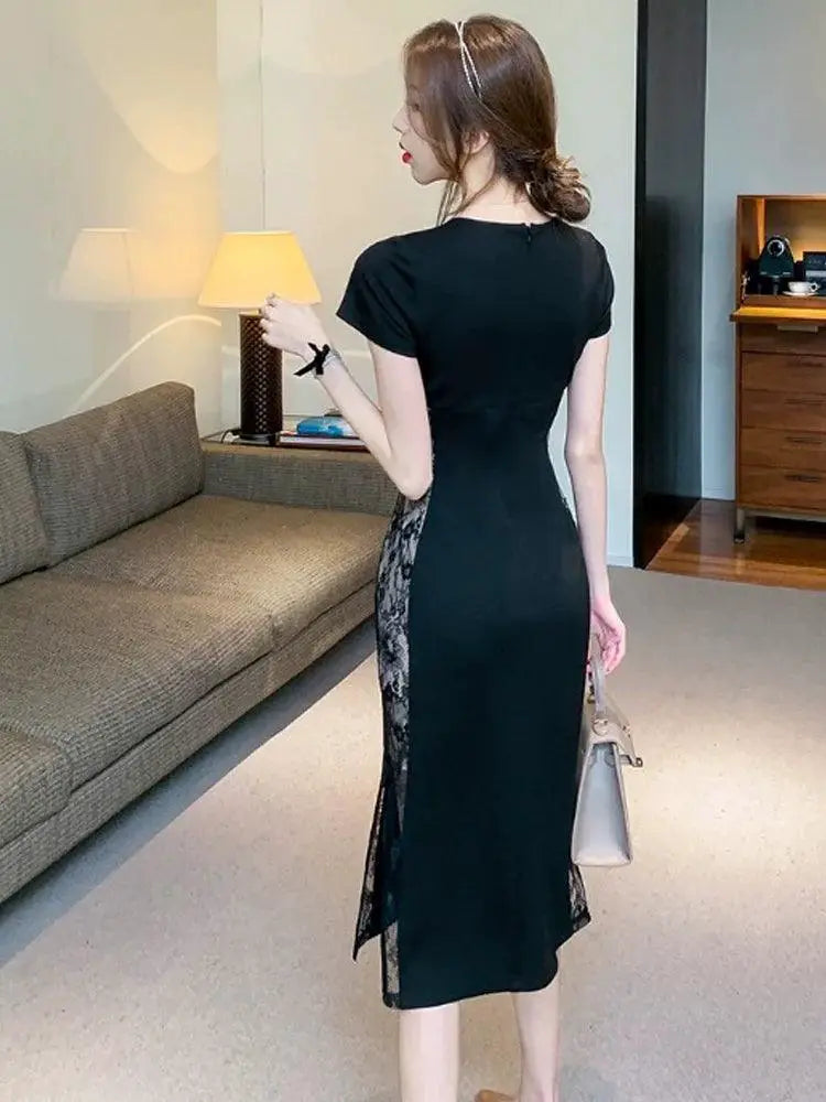 Elegant Lace Dress Korean Style Elegance And Sophistication