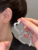 Elegant Heart Wheat Earrings for Women Unique Luxury Design