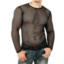 Breathable Mesh Cut Out Top for Women