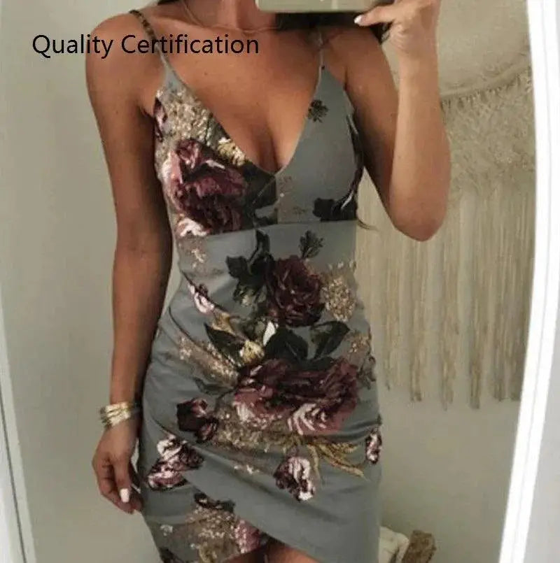 Floral Backless Dress For Spring Fashion Confidence Boost