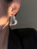 Light Extravagant Love Heart Women's Wheat Earrings Fancy