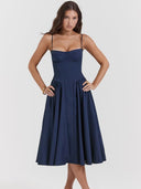 House of Atmosphere Slim Dress Sling for All Seasons Elegance