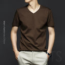 Classy White Cotton T-shirt Summer Style Essential for Men