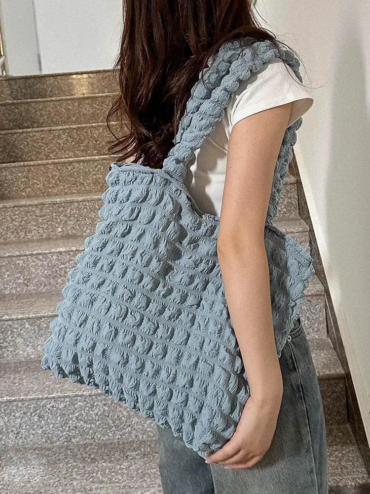 Cloud Puff Shoulder Bag Ruched Cloud Purse For Women