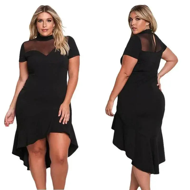 Elegant Black Dress Curves Accentuation And Style Statement