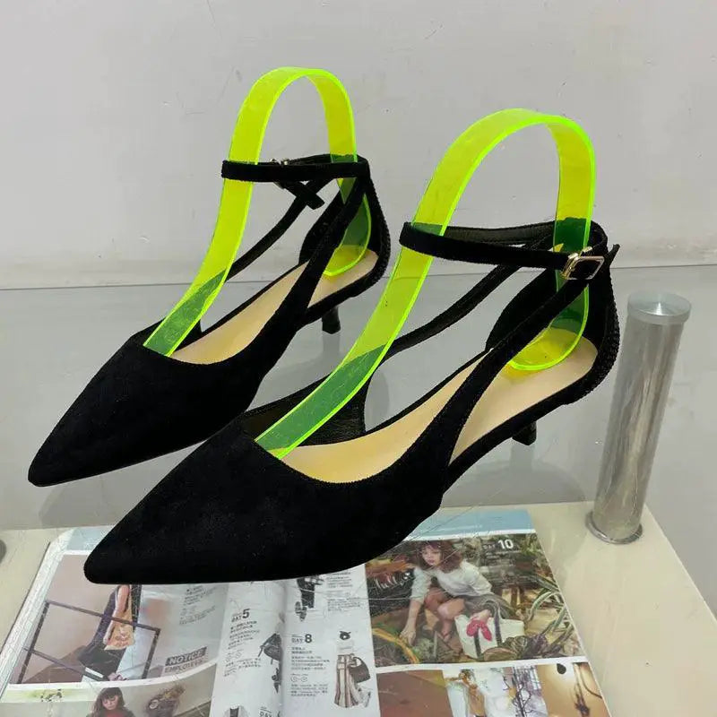 Nude Middle Heel Shoes For Elegant Women Comfort And Style