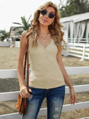 Lightweight Knit Vest Top for Women