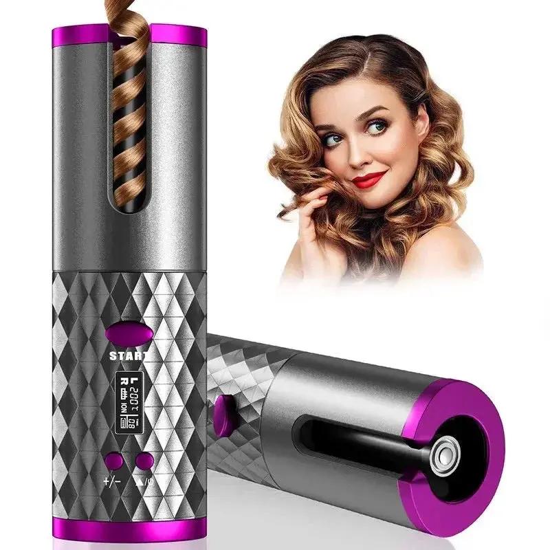 Wireless USB Hair Curler Automatic Curling Tool Gift - OurLum.com