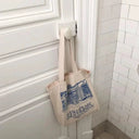 Literary Canvas Shoulder Bag for Books