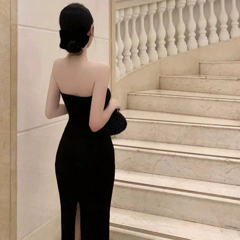 Luxurious Off Shoulder Evening Dress Opulent Design