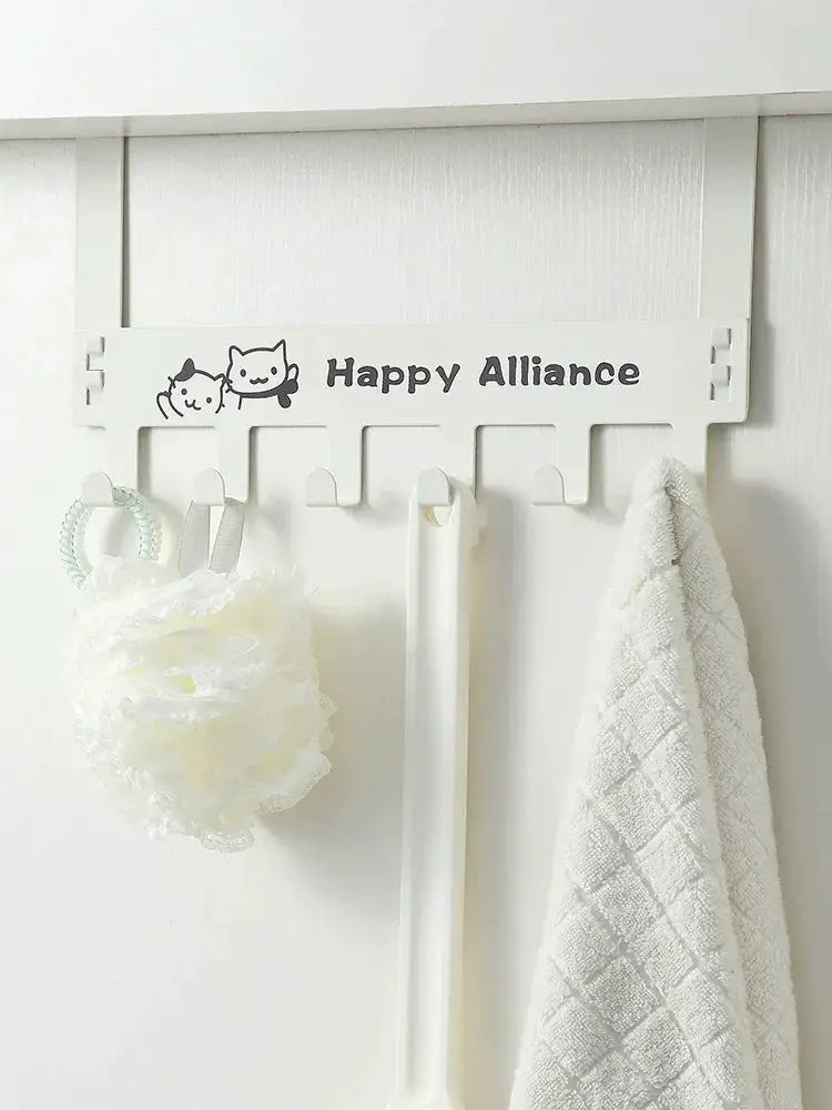Jujiajia Door Hook Rack For Home Punch Free Shelf Organizer