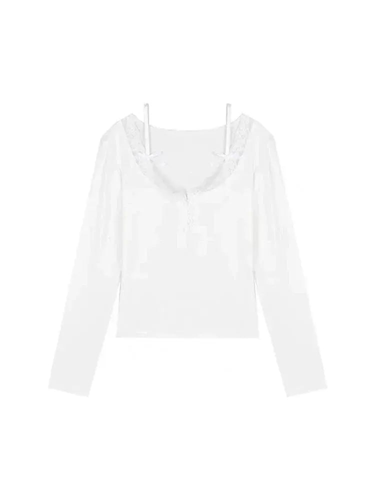 Autumn Lace Top Elegant Style for Sophisticated Women