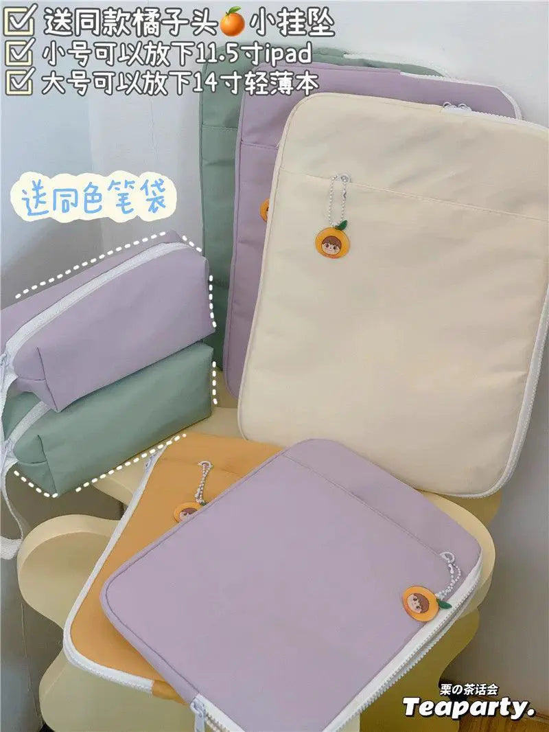 INS Style Artsy Simple And Fresh iPad And Laptop Slim Bag
