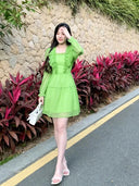 Fairy Tea Dress French Elegance for Spring Fashion Joy