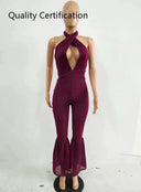 Elegant Backless Catsuit for Nightlife