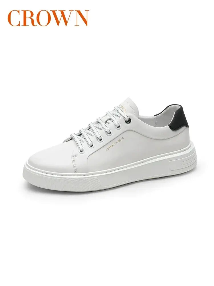 Crown Spring Autumn Shoes Soft Bottom Shock Absorbing White