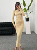 Chic Slim Fit Sheath Dress for Sophisticated Style