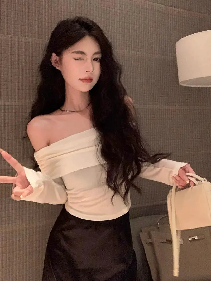 Sexy Off Shoulder T Shirt Autumn Fashion Sensation Chic