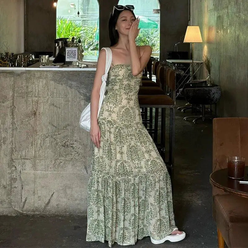 Summer Elegance Off Shoulder French Sling Dress Shop Now