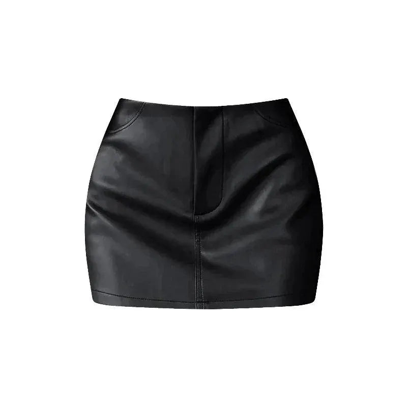 Small Black Sheath Skirt Elegant High Waist Style Essential