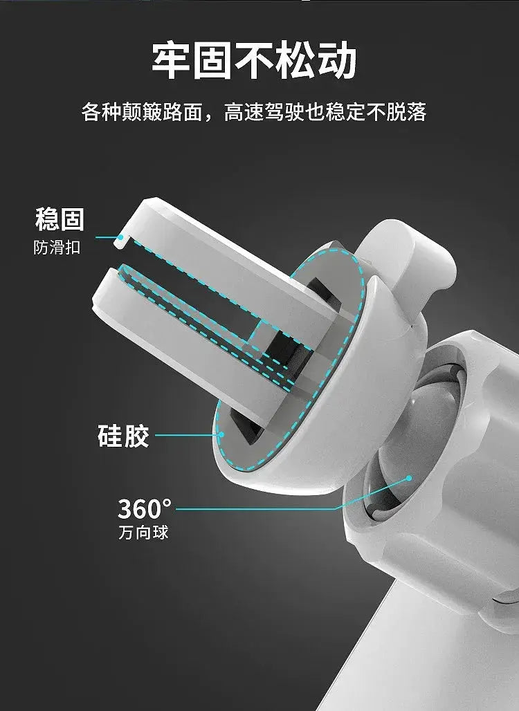 Car Magnetic Wireless Fast Charger And Phone Bracket Holder