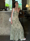 Summer Elegance Graceful French Sling Dress Shop Now