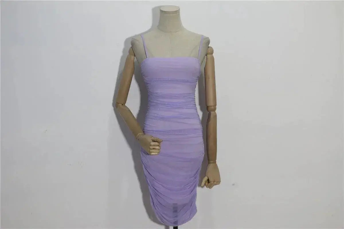Embrace Your Curves Sexy Sleeveless Sheath Dress Daily
