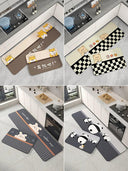 Cartoon Soft Diatom Ooze Kitchen Floor Mat Non-Slip Carpet