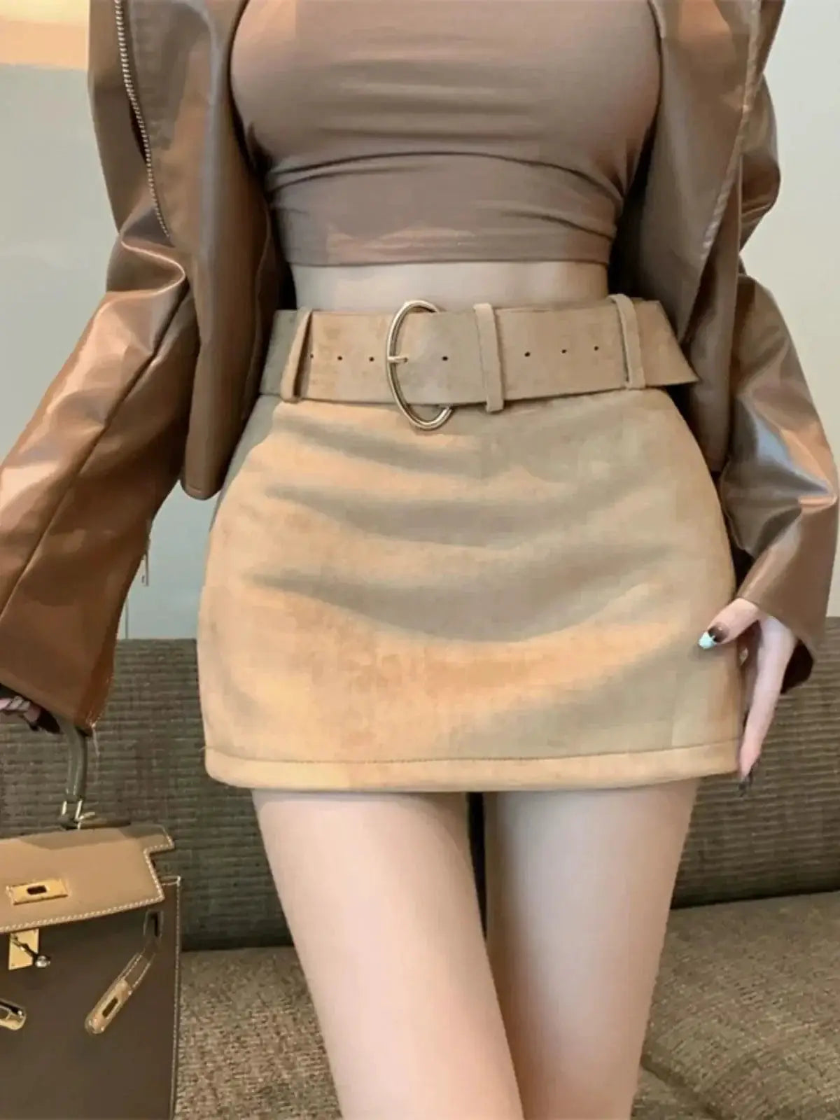 Gray Tutu Skirt High Waisted Winter Chic Essential For Women