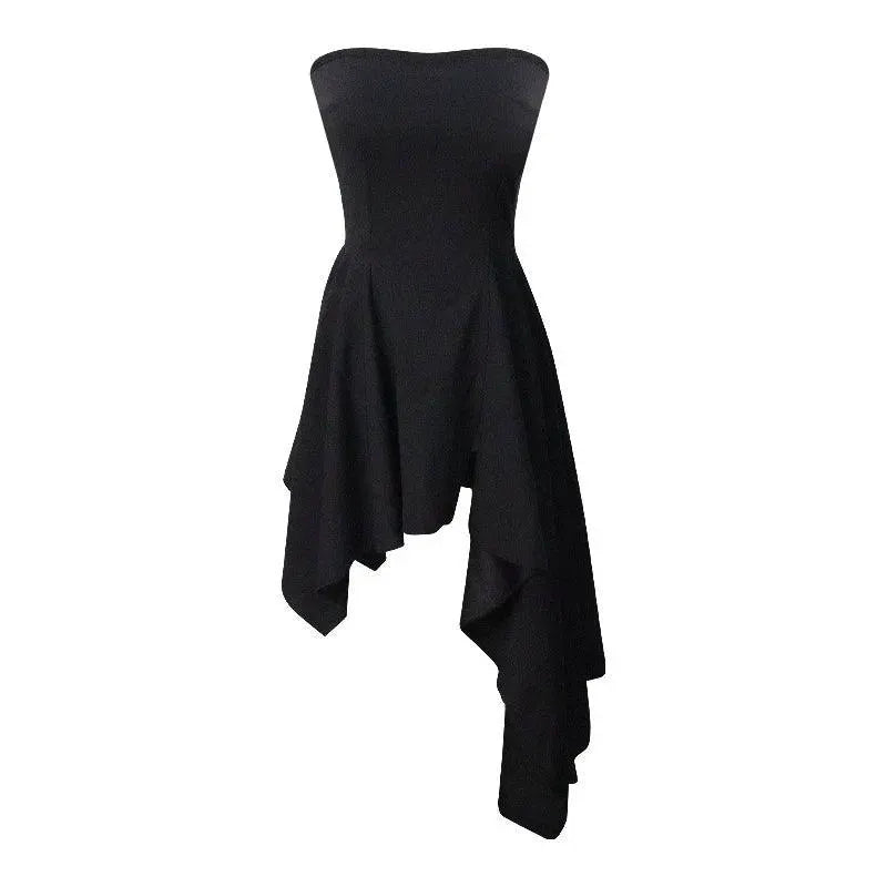 Alluring A Line Skirt And Tube Top Set Korean Chic Fashion