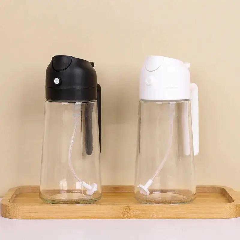Glass Spray Oil Bottle Dual Use For Air Fryer Kitchen - OurLum.com