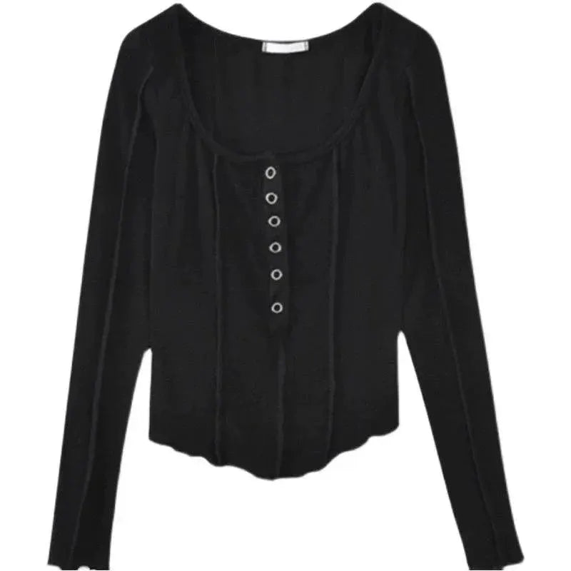 Desire Wind Long Sleeve Shirt for Trendy Women Chic Style