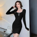 Winter Party Dress for Women Warmth
