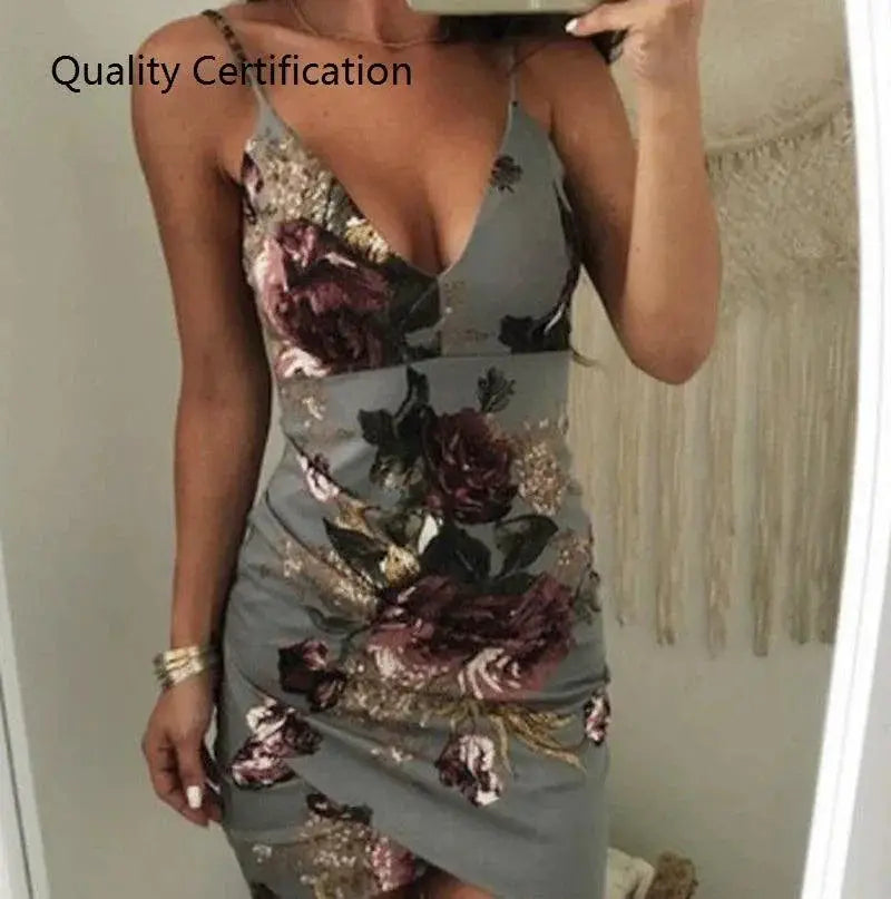 Floral Backless Dress For Spring Fashion Confidence Boost