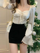 Satin Top for Office and Events