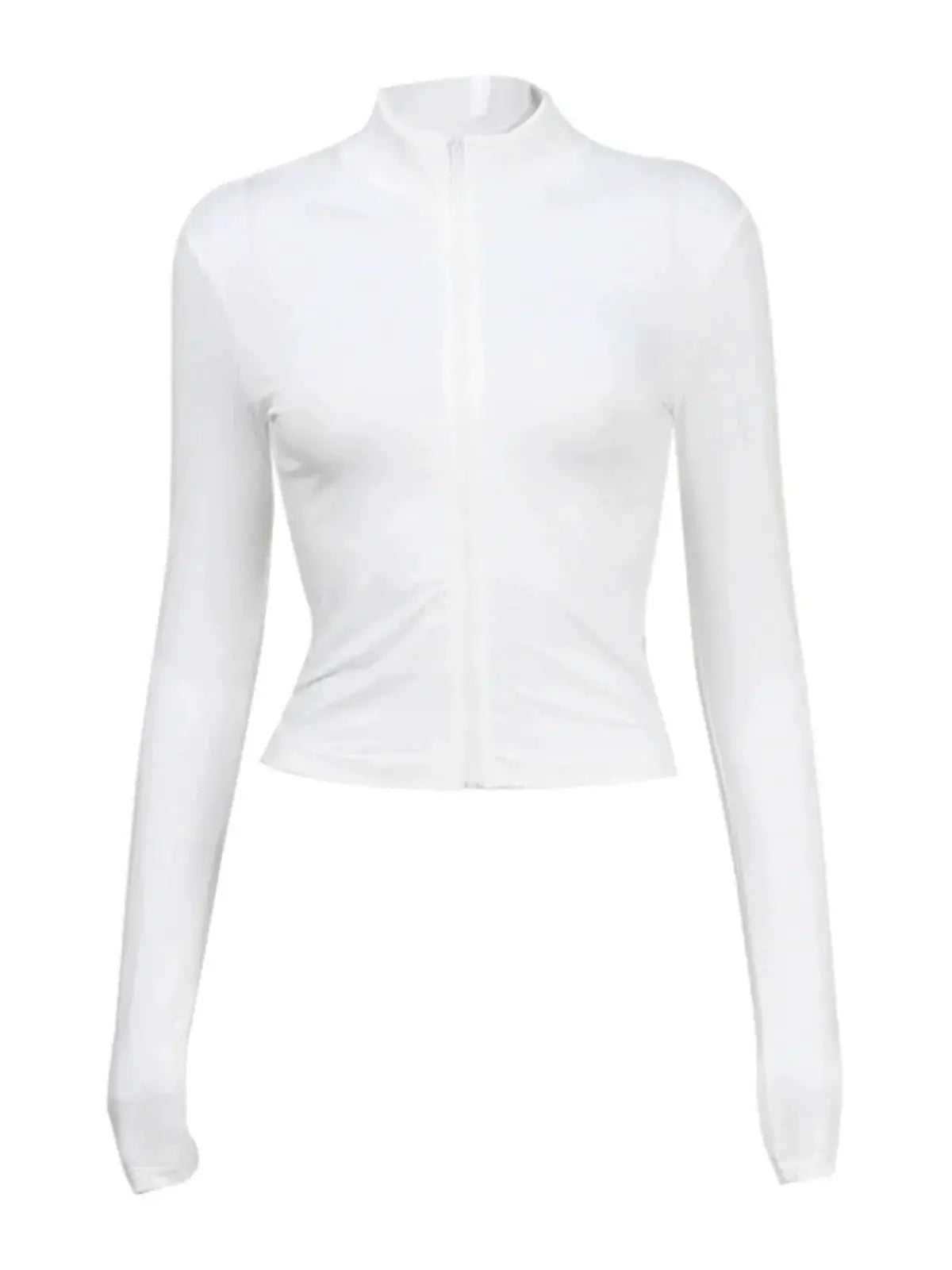 Autumn Winter Women's Chic V Neck Tee Bare Midriff Style