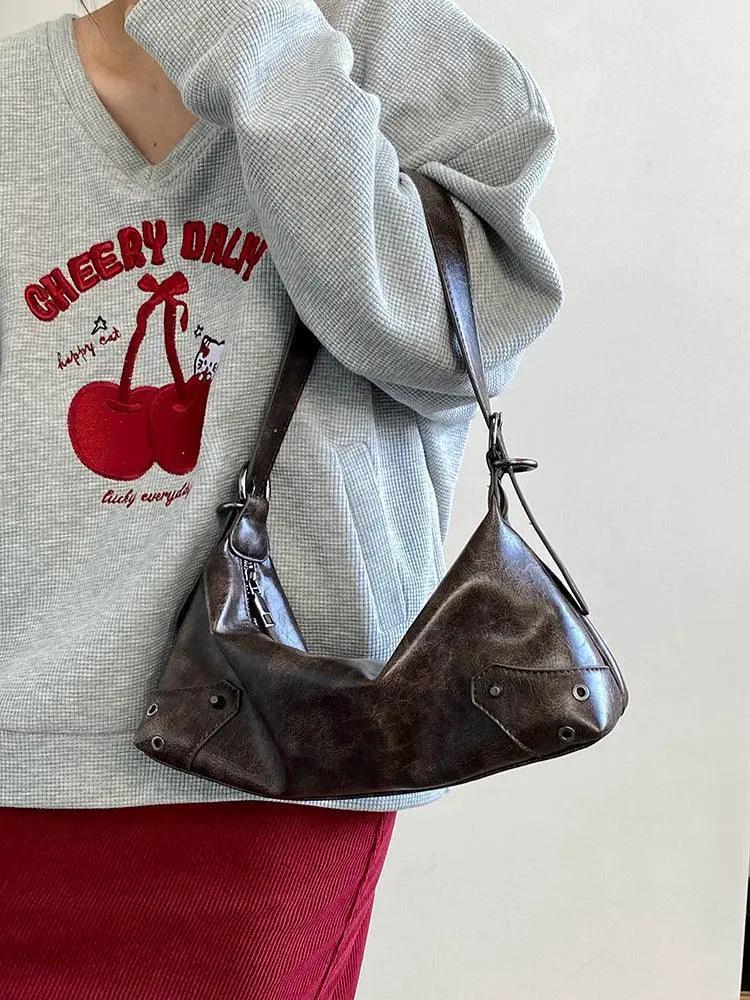Deer Fashion Crossbody Bag PU Leather Design Elegant Compact
