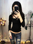 Long Sleeve Top: All-Matching Slim-Fit Modern Elegance Style