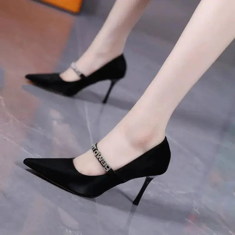 Elegant Rhinestone Stiletto Heels Elevate Your Style