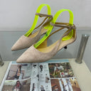 Nude Middle Heel Shoes: Stylish Choice for Elegant Women