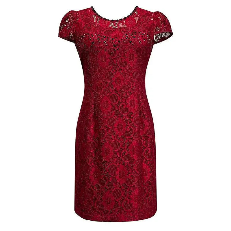 Summer Lace Dress Sexy Cutout Hip Skirt Stylish Versatile