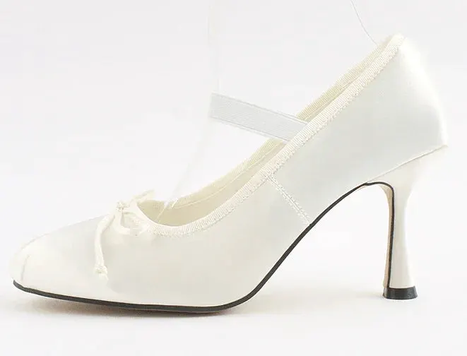 Yiling Satin Korean Style Womens Shoes Elegant Footwear Chic