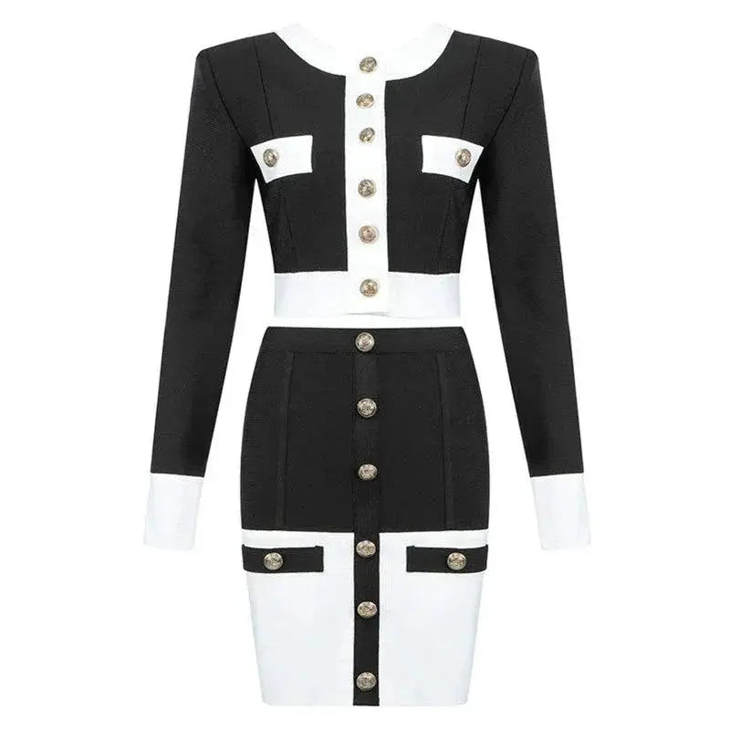 Bandage Long Sleeve Ensemble Elevate Your Style Effortlessly