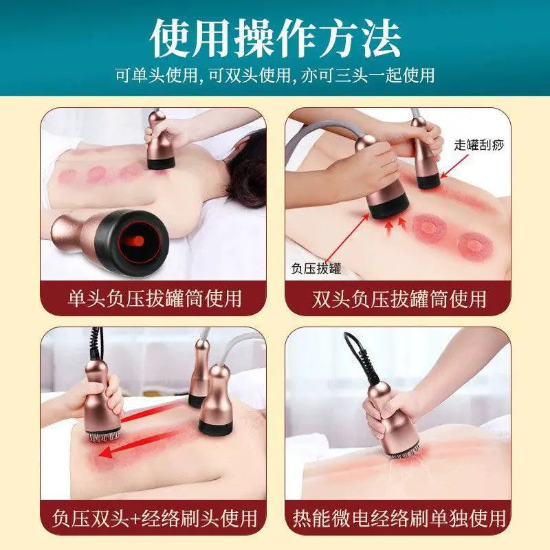 Electric Cupping Gua Sha Scraping Massager For Health