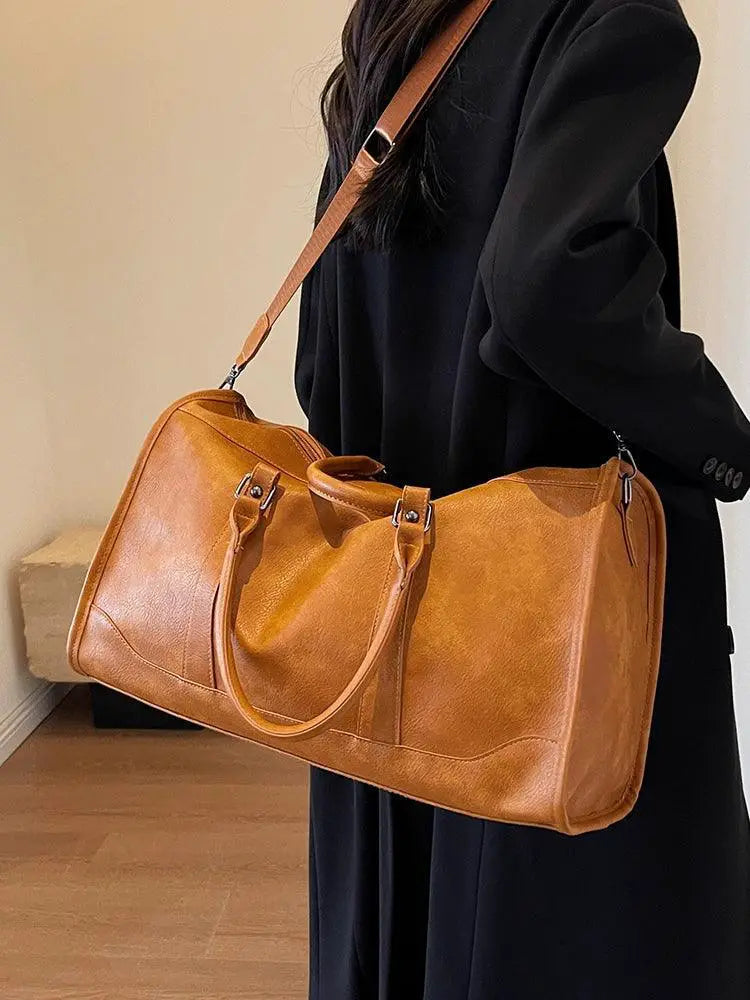 Retro Crossbody Bag for Travel and Business Women Texture