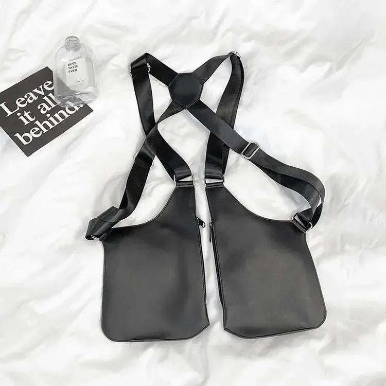 Cargo Hip Hop Vest Bag Unisex Chest Bag Outdoor Phone Bag - OurLum.com