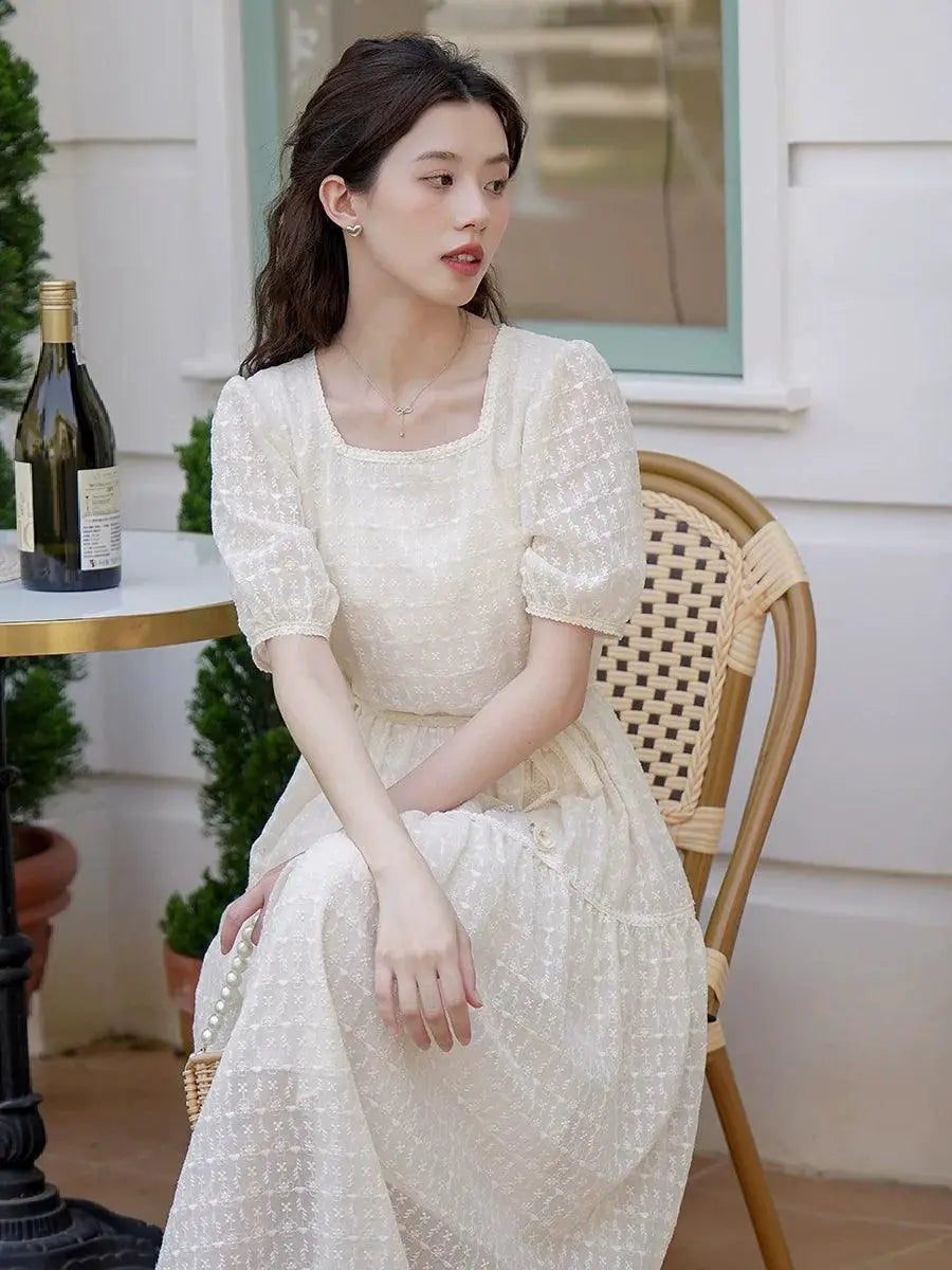 French Style Dress Elegant Long Dress For First Date