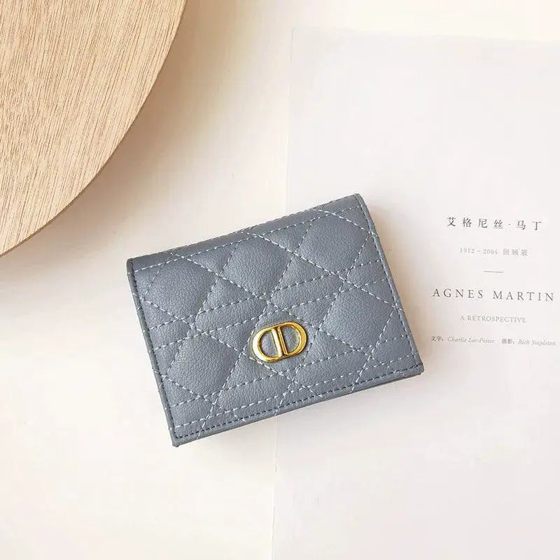 Elegant Korean Leather Multi Card Wallet For Women